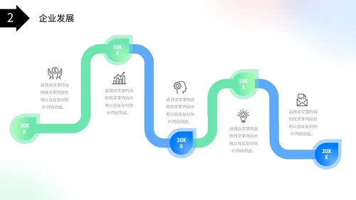 弥散风蓝绿色渐变企业公司简介产品介绍投融资PPT公司介绍