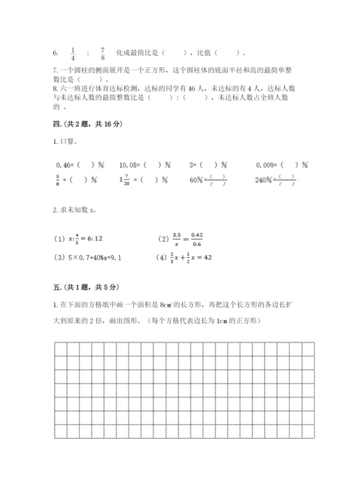 苏教版六年级数学小升初试卷精品【达标题】.docx