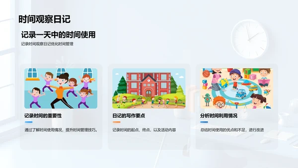 时间知识讲座PPT模板