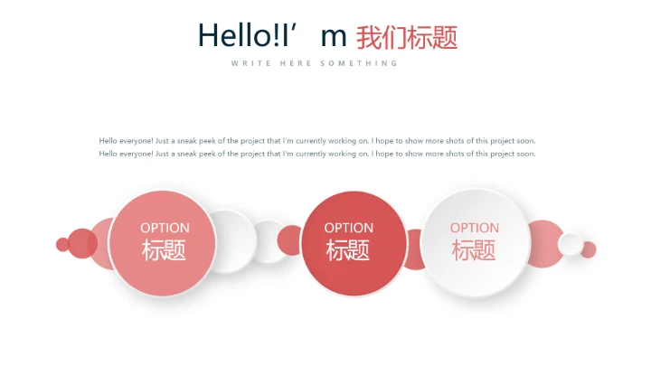 唯美公司产品介绍宣传通用PPT动态模板