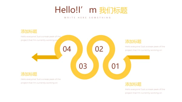 创意手绘蛋糕甜点烘焙动态PPT模板