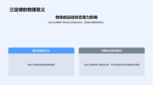 牛顿力学讲解PPT模板