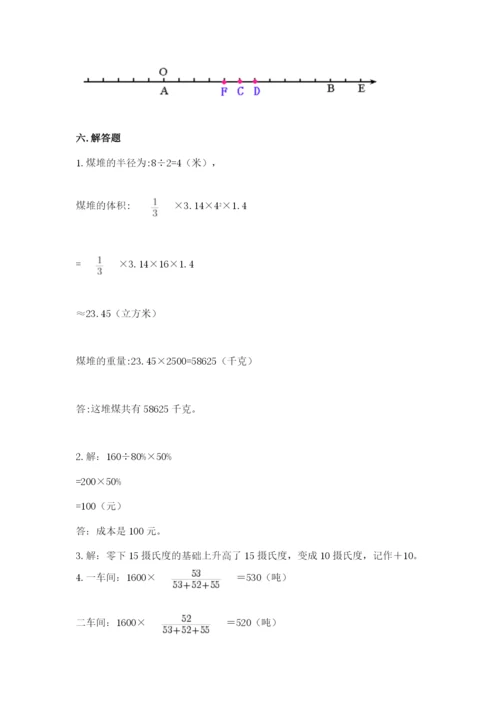 六年级下册数学期末测试卷（典型题）.docx