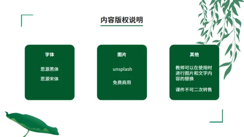 初中语文《雨的四季》公开课教学课件通用PPT模板