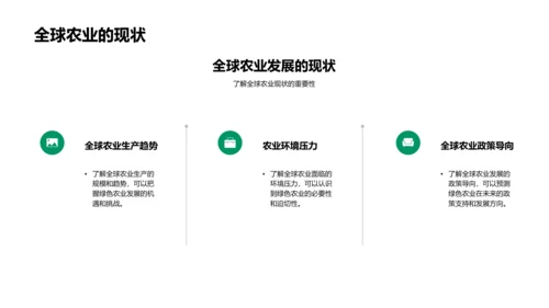 绿色农业投资分析PPT模板