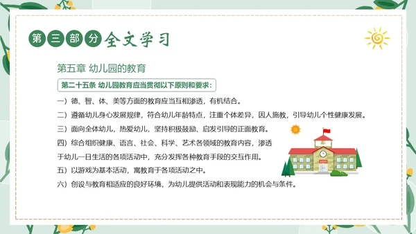 幼儿园工作规程学习解读PPT课件幼儿园培训