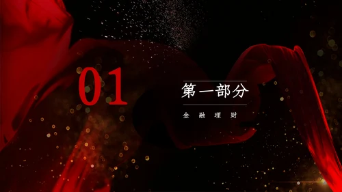 创意黑色浪漫商务汇报总结通用PPT模板