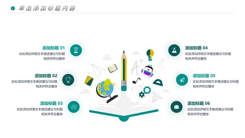 公开课读书阅读教育课件教师说课PPT模板