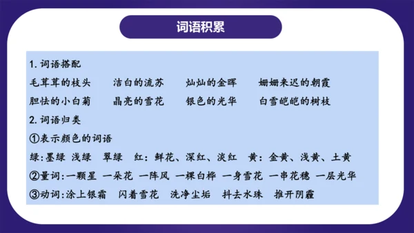统编版四年级语文下学期期中核心考点集训第三单元（复习课件）