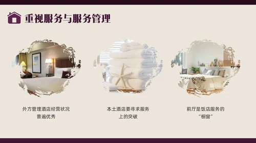 紫色商务形状酒店培训前厅服务与管理PPT课件酒店管理