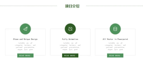 生态城市绿地球通用PPT模板
