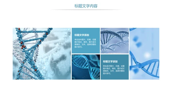 时尚医疗基因细胞研究DNA研究医疗报告PPT模板