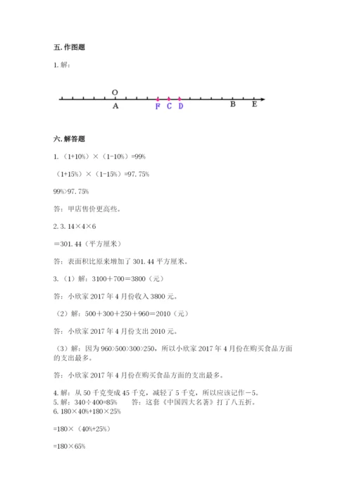 小升初六年级期末试卷含答案（培优b卷）.docx