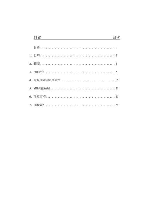 SMT重点技术学习标准手册.docx