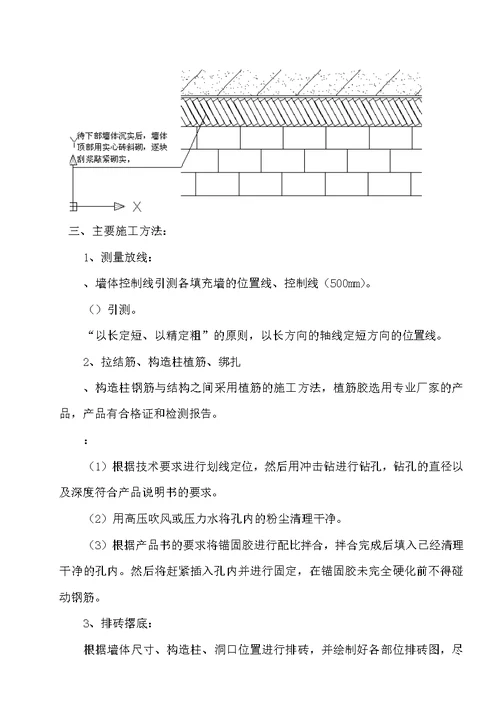 办公楼二次结构施工方案