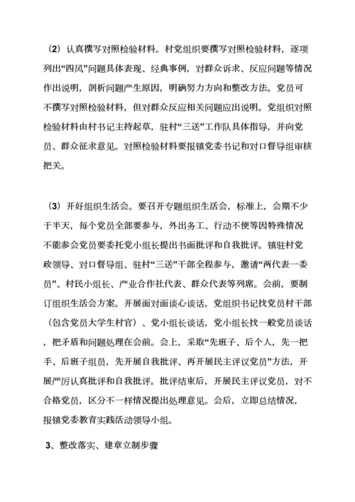 村党的群众路线教育实践活动实施专项方案.docx