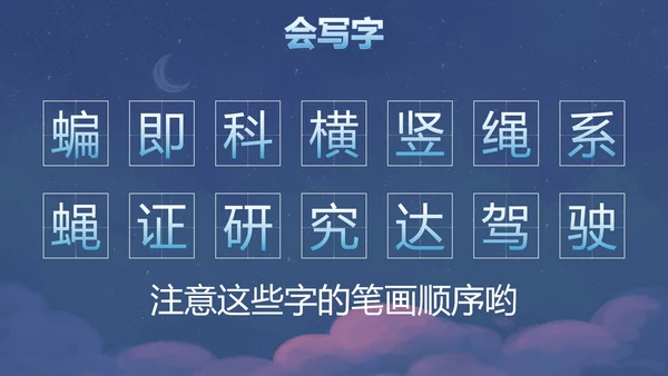 部编版四年级上册夜间飞行的秘密课件PPT模板