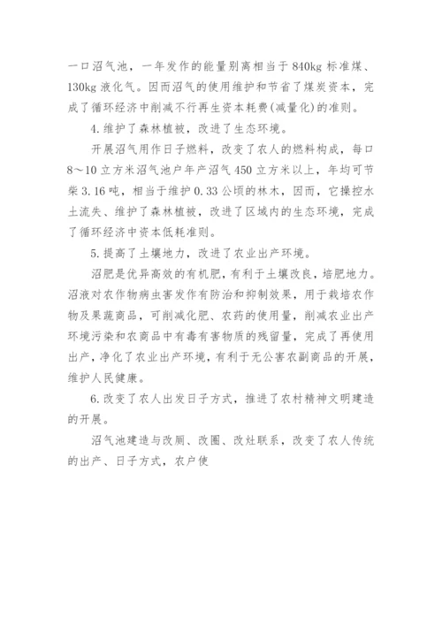 浅谈农村循环经济的建设的论文.docx