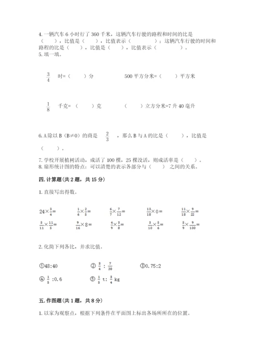 小学六年级上册数学期末测试卷附完整答案（夺冠系列）.docx