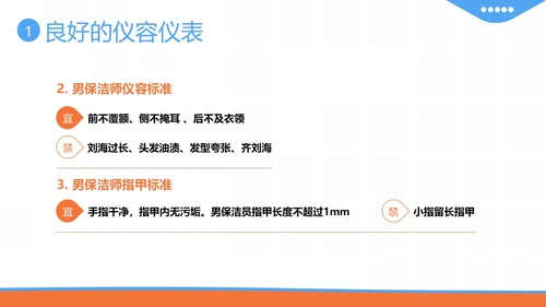 保洁服务礼仪专题培训PPT课件