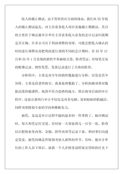 2022年会计师事务所实习工作总结3篇