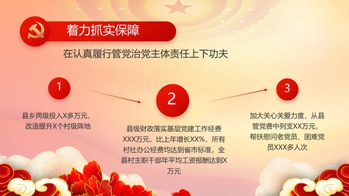 党支部党员活动风采展示年终工作总结动态PPT