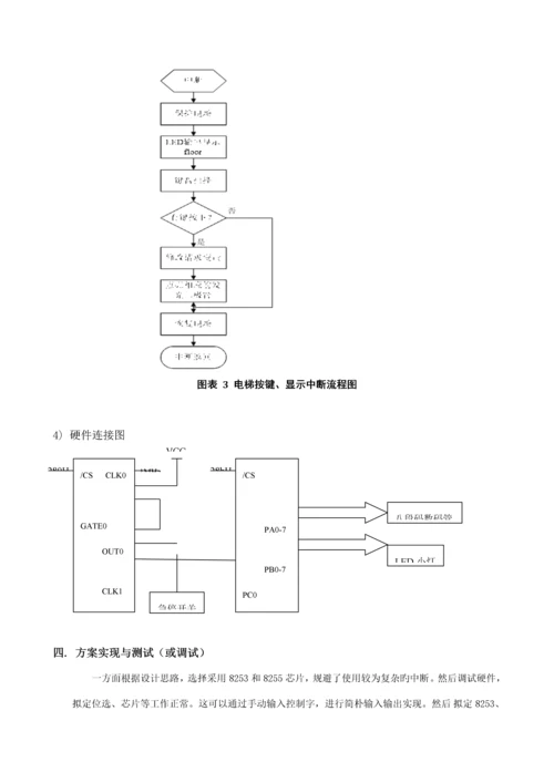 东南大学吴健雄学院微机优质课程设计电梯控制器.docx