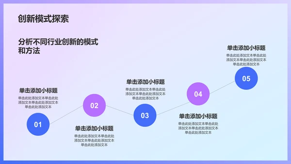 蓝色科技风探索未来PPT模板