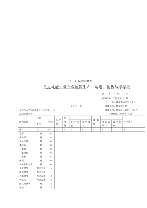 工业企业能源统计报表制度汇编.docx