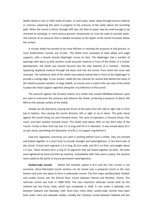 洞室开挖稳定分析、如何建设隧洞--毕业论文外文文献翻译(四篇).docx