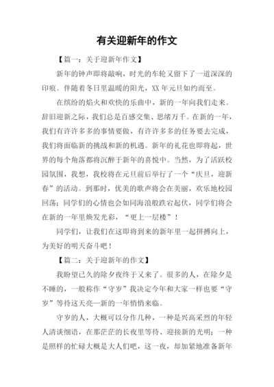 有关迎新年的作文.docx