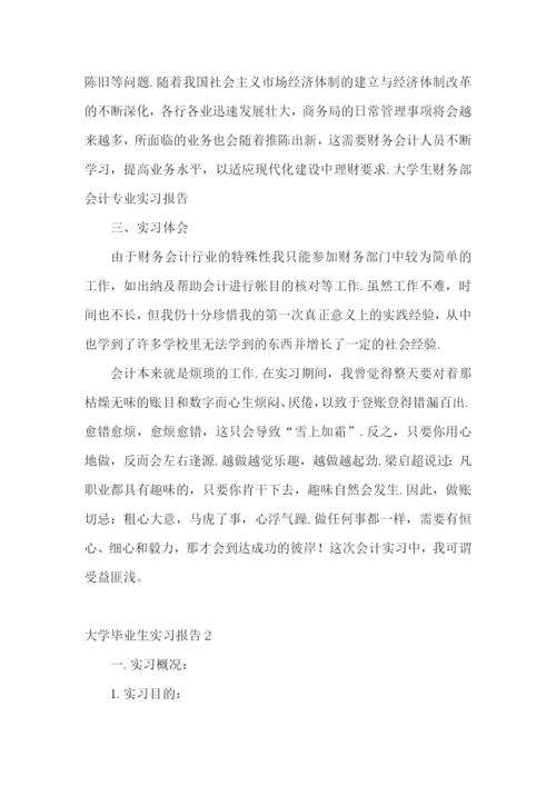 大学毕业生实习报告(汇编15篇).docx