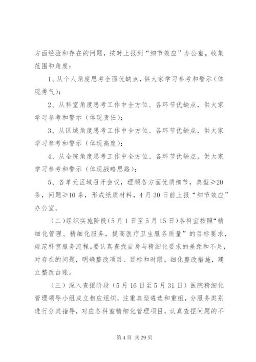 东郭中心卫生院“细节效应”活动方案.docx