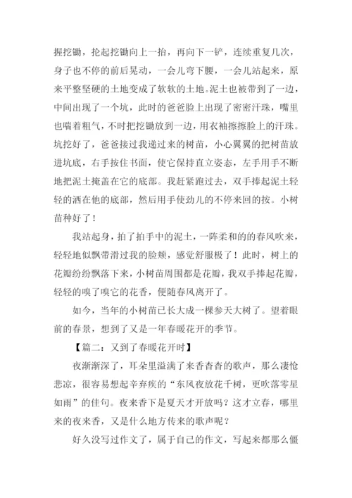 又到春暖花开时作文.docx