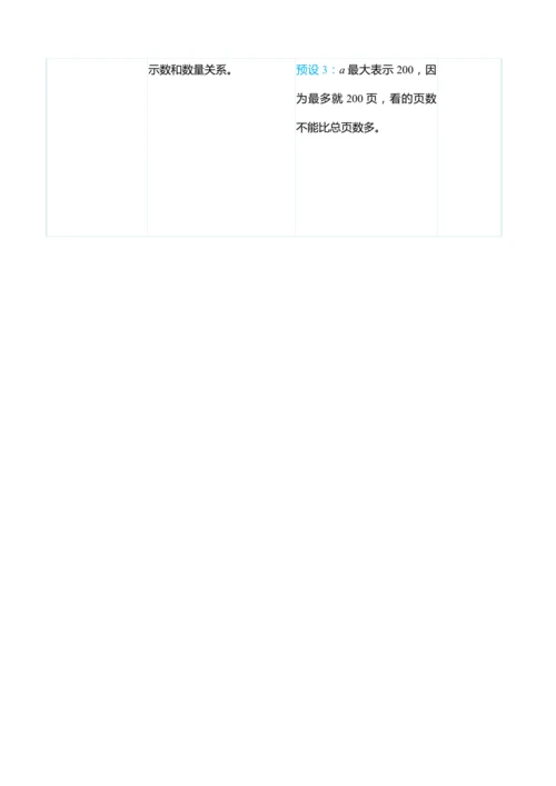 （大单元整体教学）5.3用字母表示稍复杂的数量关系（表格式）教学设计 人教版 五年级上册数学