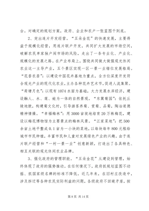 成都观光休闲农业的感悟与启示(改2).docx