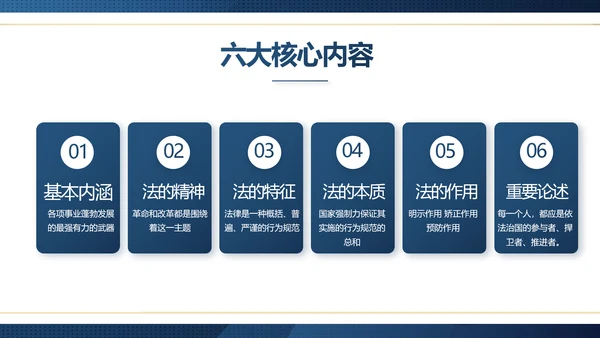 蓝色大气法律律师工作总结汇报PPT