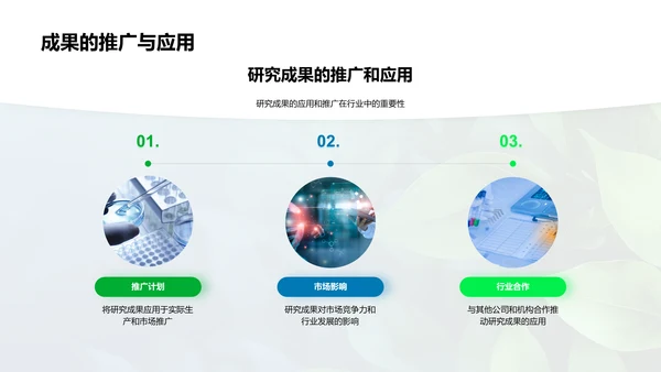 生物研究成果报告PPT模板