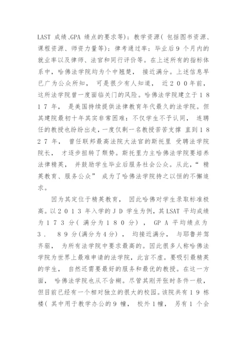 浅谈哈佛大学法学教育论文.docx