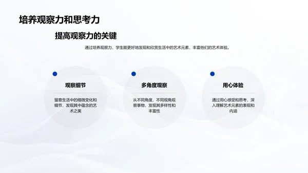 生活中的艺术教学PPT模板