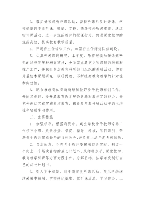 小学教师培训计划.docx