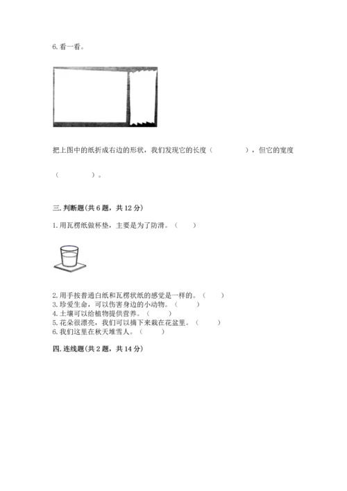 教科版二年级上册科学期末测试卷含答案（培优b卷）.docx