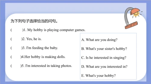 Unit 2 What's your hobby? Lesson 12 课件(共61张PPT)