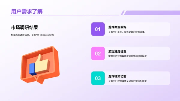 紫色创意炫酷游戏行业年终总结PPT模板
