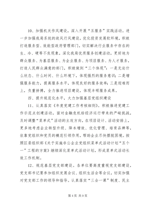 建设局工委党建工作意见.docx