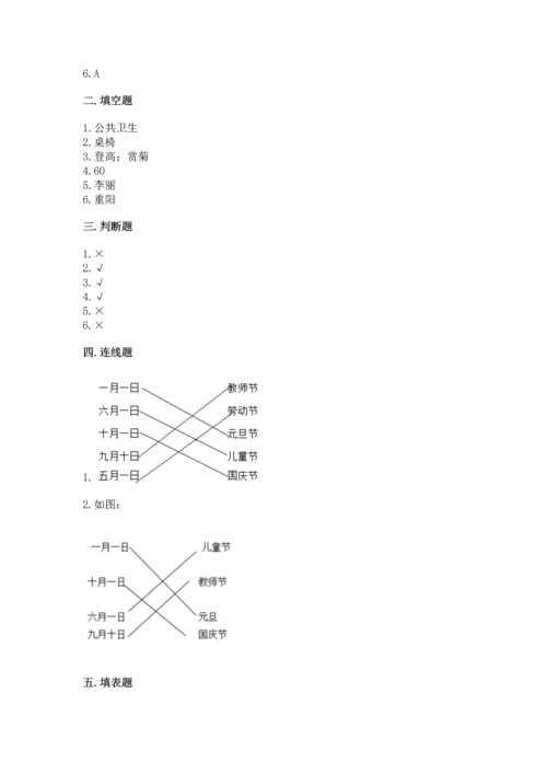 部编版小学二年级上册道德与法治期中测试卷精品（名师推荐）.docx