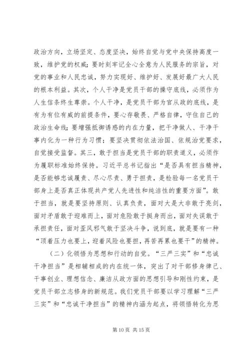 忠诚干净担当党课材料.docx