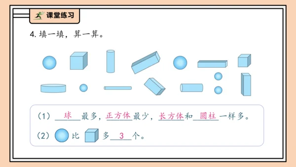 【课堂无忧】人教版一年级上册-3.1 立体图形的认识（课件）(共30张PPT)