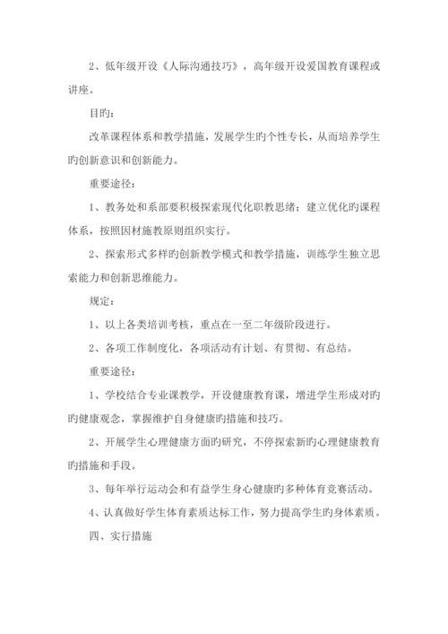 小学实施素质教育实施方案及措施.docx