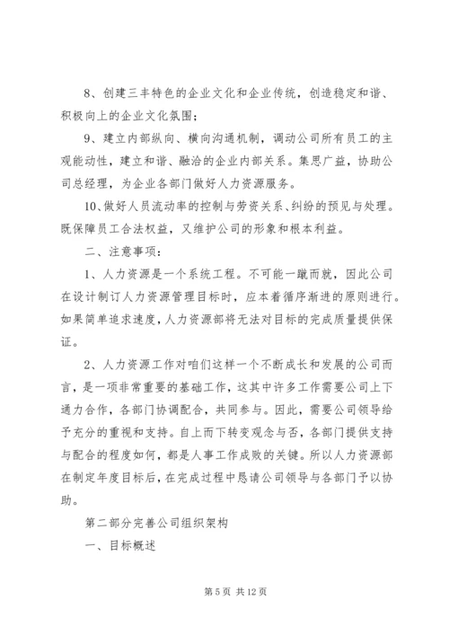 篇一：人力资源部XX年工作计划 (4).docx